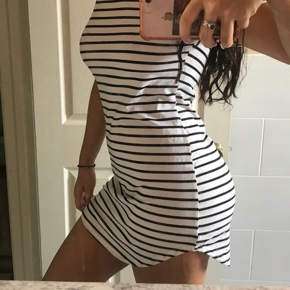 Black and white casual dress - Picture 1 of 2